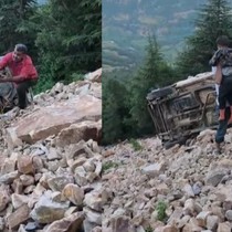 Gaziantep'te feci kaza! Yayla yolundaki araç, uçuruma düştü: 3 ölü, 1 yaralı