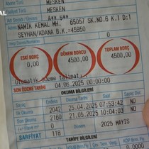 Adana'da eve 4 bin 500 TL su faturası geldi: "Havuzum olsa böyle bir fatura gelmezdi"