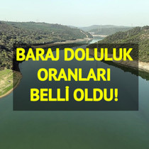 Baraj doluluk oranları belli oldu: İşte 9 Temmuz 2025 İstanbul 'İSKİ baraj doluluk oranları'