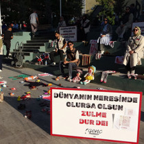Van'da Gazze için anlamlı sergi
