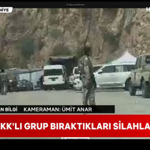 Haber Global silahların bırakıldığı noktaya girdi