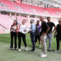 UEFA yetkilileri, Samsunspor'un stadını inceledi