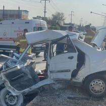 Manisa'da karı-kocayı hayattan koparan kazanın görüntüleri ortaya çıktı