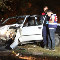 Otomobil ile motosiklet çarpıştı: 1 ölü, 1 yaralı 