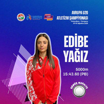 Milli atlet Edibe Yağız, Avrupa Şampiyonası'nda gümüş madalya aldı