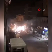 Elektrik telleri havai fişek gibi patladı