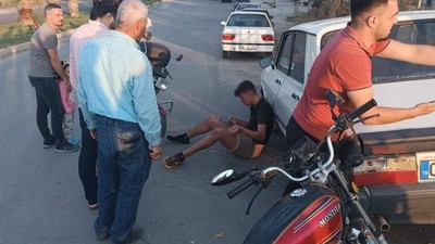 Adana'da seyir halindeyken arı sokan sürücü kaza yaptı!