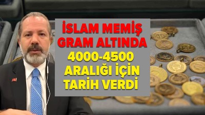 İslam Memiş gram altında 4000-4500 TL için tarih verdi: "2025 yılı karışık olacak"