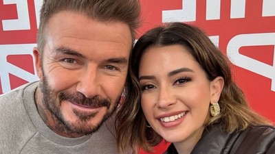Buse Terim, David Beckham ile buluştu! "Başardım diyebilir miyiz?"