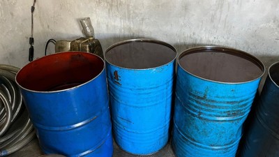 Adana'da bin litre kaçak akaryakıt bulundu