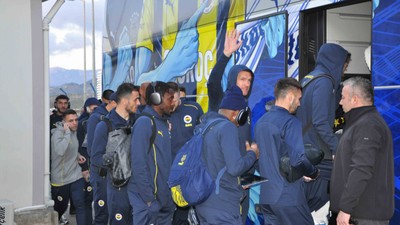 Fenerbahçe kafilesi Alanya'ya ulaştı