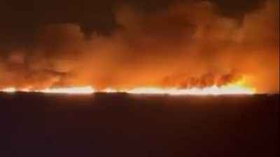 Mersin'de delta yangını