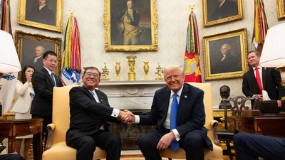 Trump, Japonya Başbakanı Ishiba ile Beyaz Saray'da görüştü