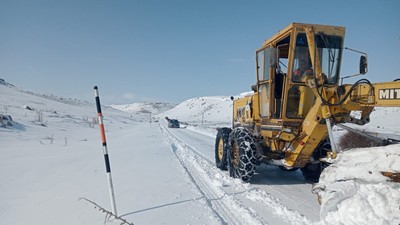 Kayseri'de 107 yol ulaşıma açıldı
