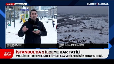 İstanbul'da 9 ilçeye kar tatili