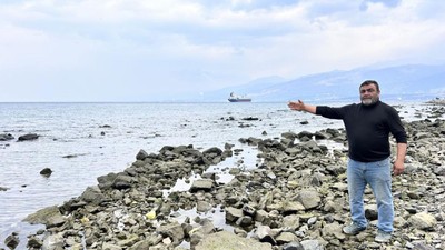 Denizdeki çekilme vatandaşları tedirgin etti