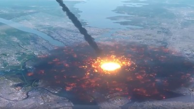 2024 YR4 asteroidi Dünya'ya çarparsa... Video kan dondurdu!