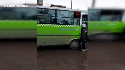 Kocaeli'nin halk otobüsü Şam'da görülünce Suriyeli şaşırdı: "Acayip, nasıl yani? Buraya nasıl geldi?"