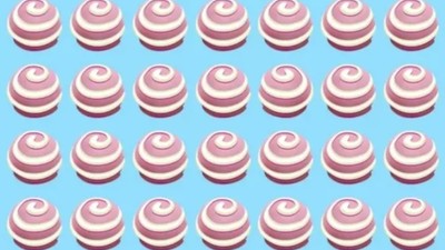 Süre dolmadan seçebilenler dahi sayılıyor! Resimdeki farklı şekeri 6 saniyede bulabilmek için en az 130 IQ gerekiyor