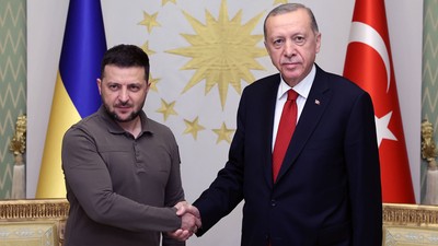 Zelenski yarın Türkiye'ye geliyor: Cumhurbaşkanı Erdoğan'la görüşecek