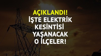 İstanbul'da elektrik kesintisi! BEDAŞ AYEDAŞ 19 Şubat Salı elektrik kesintisi yapılacak ilçeleri açıkladı!