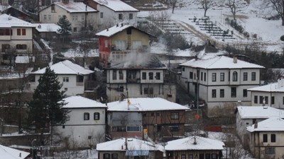 Safranbolu'da tarihi konak yandı