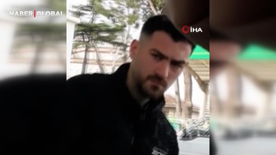 Kendisini yakalayan polisle hatıra fotoğrafı çektirmek isteyince bakın ne oldu