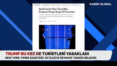 Trump bu kez turistleri yasaklıyor! 43 ülkeye yasak geliyor, 11'i kırmızı listede