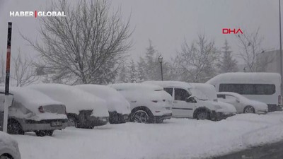 Bitlis'te 100 köy yolu kardan kapandı