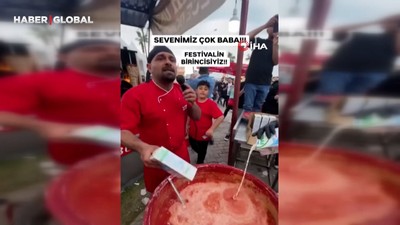Karnavalda Hindistan sokak lezzetlerini andıran fenomen dönercinin standı kaldırıldı