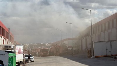 Diyarbakır'da fabrika yangını