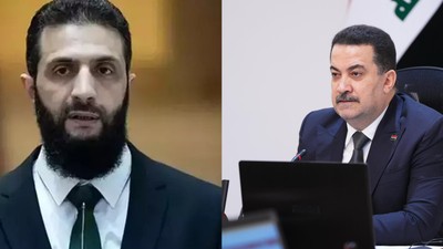 Irak Başbakanı Sudani ve Suriye Cumhurbaşkanı Şara görüştü