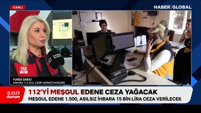 112’yi meşgul edene ceza yağacak