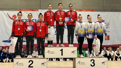 Milli aerobik cimnastikçiler, Çekya'da 9 madalya kazandı