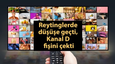 Reytinglerde düşüşe geçti, Kanal D fişini çekti