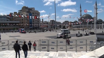 Taksim'de 1 Mayıs önlemleri