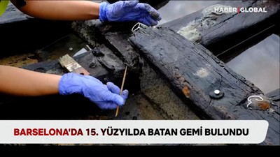 Barselona’da 500 yıl önce batan gemi bulundu