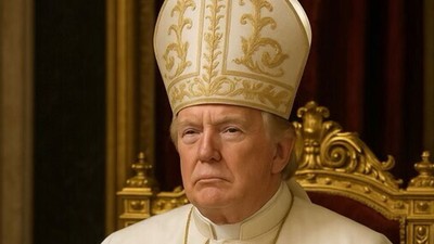 Trump'ın paylaşımı gündem oldu: Yapay zeka ile kendisini Papa yaptı