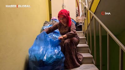 6 yıllık boşanma davasının ardından evden tahliye edilen kadın çatıya sığındı
