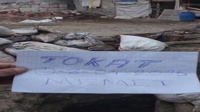 Bağ evinin bahçesinde buldular; görüntüler sosyal medyadan çıktı