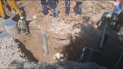 İstanbul Çekmeköy'de inşaat alanında göçük