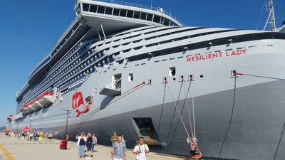 Bodrum'a dev gemiyle 2 bin 548 kişi geldi