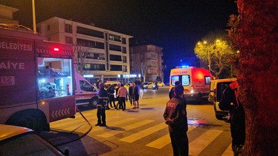 Çorum’da yangın! 3'ü polis 6 kişi dumandan etkilendi