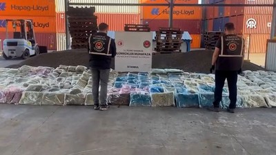 Ambarlı Limanı'nda esrar operasyonu