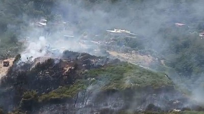 İzmir'de orman yangını