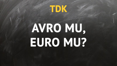 TDK'ya göre avro kelimesi nasıl yazılır?