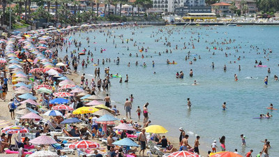 Kuşadası ve Didim'de deniz suyu sıcaklıkları