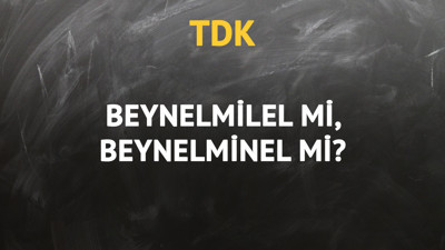 TDK'ya göre beynelmilel kelimesi nasıl yazılır?