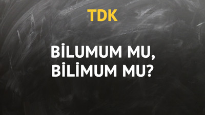 TDK'ya göre bilumum kelimesi nasıl yazılır?