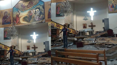 Şam'da kilisede patlama: Ölü ve yaralılar var